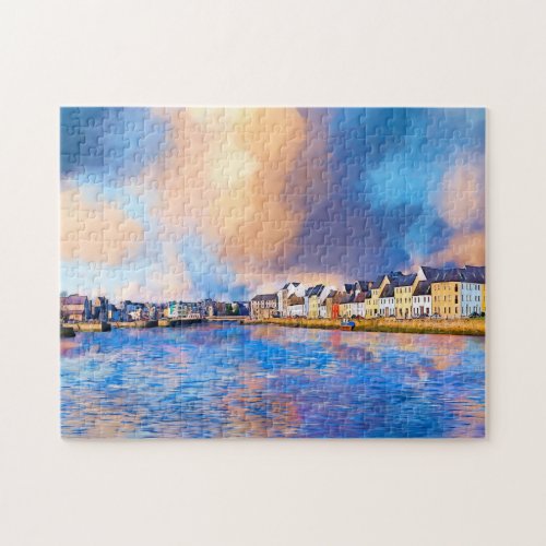 Colorful Galway Ireland Jigsaw Puzzle