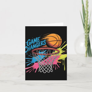 Colorful Game Changers Basketball Tie Dye Color Sp Card