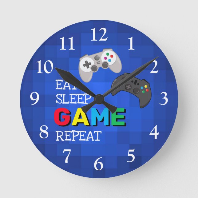 Colorful Gamer | Video Game Clock (Front)