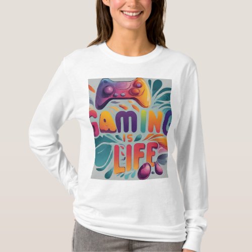 Colorful Gaming Passion T_Shirt