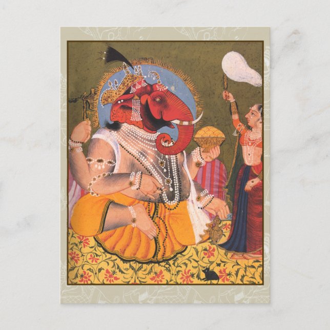 Colorful Ganesh Artwork on Cards (Front)