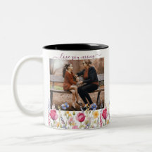 Colorful Garden Boho Wildflowers Mother's Day Mug