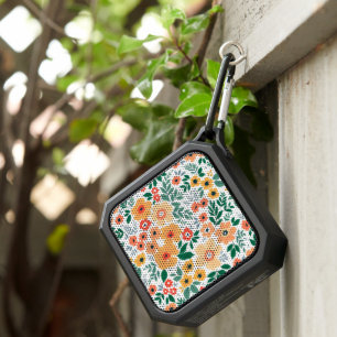 Colorful Garden Bouquet Pattern Bluetooth Speaker