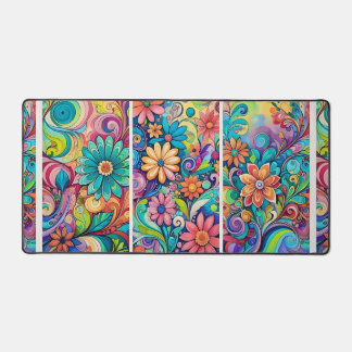 Colorful Garden Desk Mat