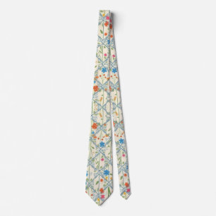 Colorful Garden Flowers Wildflower Spring Meadow Neck Tie