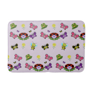 Colorful Garden Medium Bath Mat