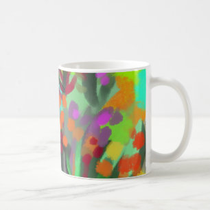 Colorful garden mug