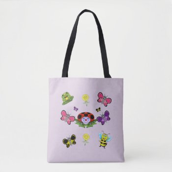 Colorful Garden Tote Bag by Shenanigins at Zazzle