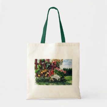 Colorful Garden Tote Bag by zzl_157558655514628 at Zazzle