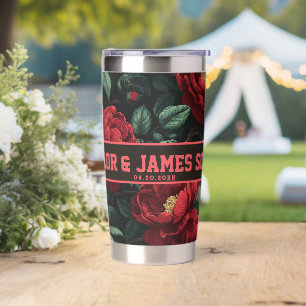 Colorful Gardenias Stainless Steel Tumbler For Bac