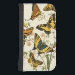 Colorful Gathering of Butterflies and Caterpillars Samsung S4 Wallet Case<br><div class="desc">How much more colorful can you get? This gathering of butterflies and caterpillars pops with pigment,  assaulting the eyes with beauty. Get your print today!</div>