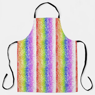 Colorful Gay LGBT Rainbow Flag Design Apron