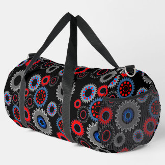 Colorful Gears Duffle Bag