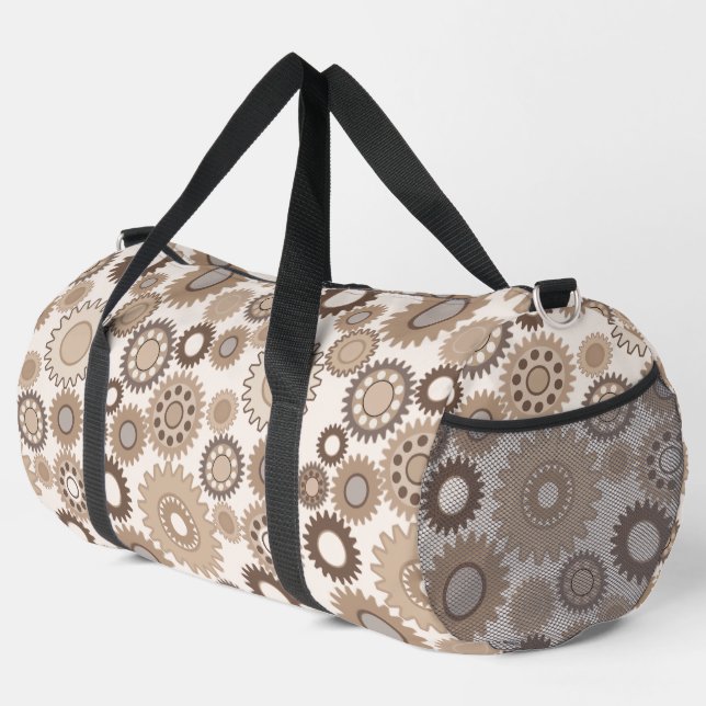 Colorful Gears Duffle Bag (Right Corner)