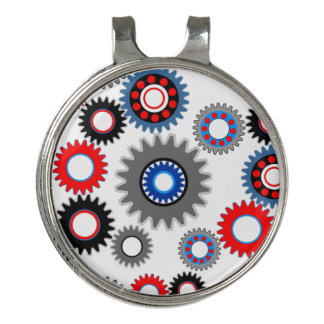 Colorful Gears Golf Hat Clip