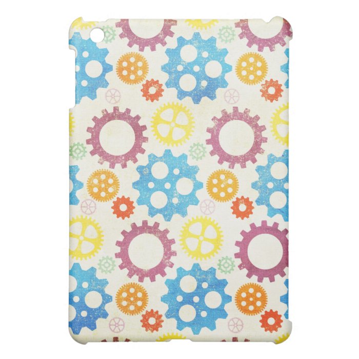 Colorful Gears Grunge  iPad Mini Case