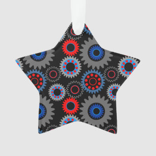 Colorful Gears Ornament