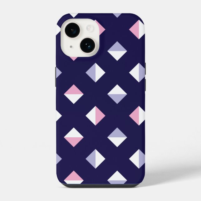 Colorful Gem Seamless Pattern Iphone Case (Back)
