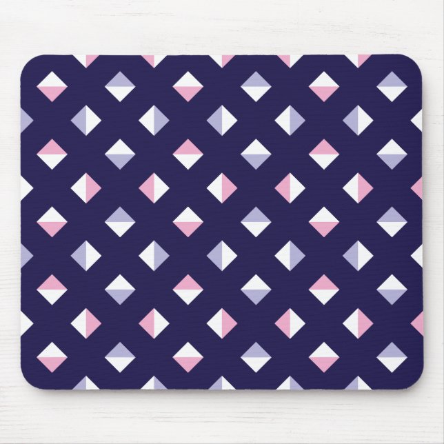 Colorful Gem Seamless Pattern Mouse Pad (Front)