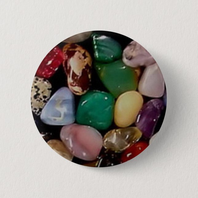 Colorful Gem Stones Button (Front)