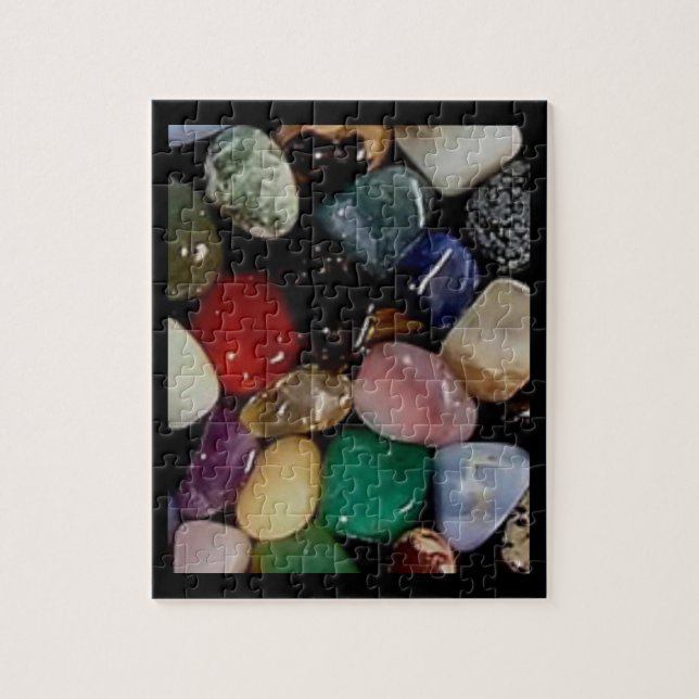 Colorful Gem Stones Jigsaw Puzzle (Vertical)
