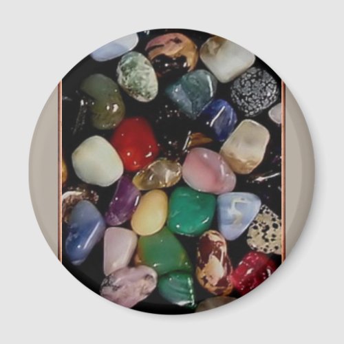 Colorful Gem Stones Magnet