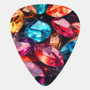 Colorful Gems Guitar Pick