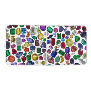 Colorful Gemstone & Diamond Pattern Beer Pong Table
