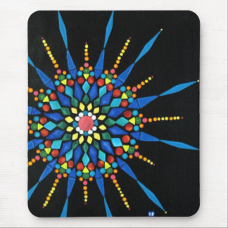 Colorful Gemstones Mosaic Mouse Pads
