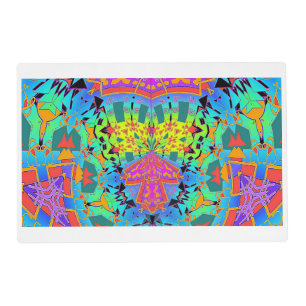 Colorful Geo Chaos Placemat