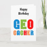 Colorful Geocacher Arrows Card