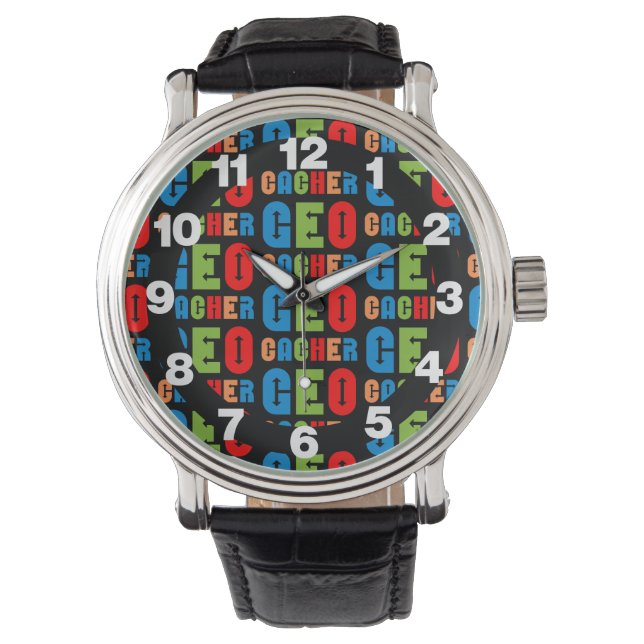 Colorful Geocacher Arrows Watch (Front)