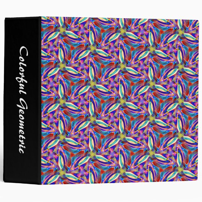 Colorful Geometric 04 (2in) Binder (Front/Spine)