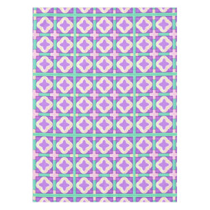 Colorful Geometric Abstract Art Tablecloth