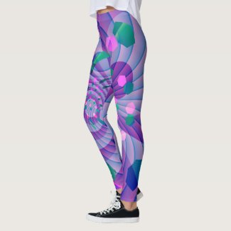Colorful Geometric Abstract Leggings