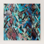 Colorful Geometric Abstract Pattern Jigsaw Puzzle