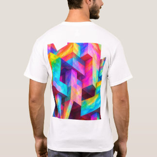 Colorful Geometric Abstract T-Shirt – Vibrant Mode