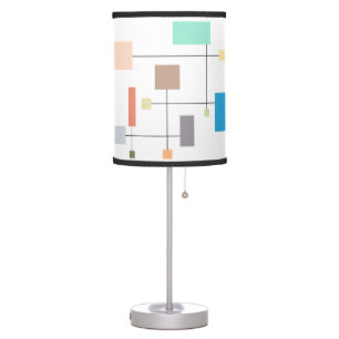 Colorful Geometric Abstract Table Lamp