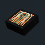 Colorful geometric art deco pattern 2 gift box<br><div class="desc">Beautiful colorful geometric art deco pattern with bright colors.</div>