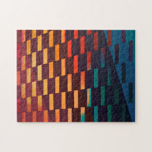Colorful Geometric Art Jigsaw Puzzle