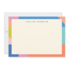 Colorful Geometric Border Personalized Name