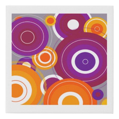 Colorful geometric canvas