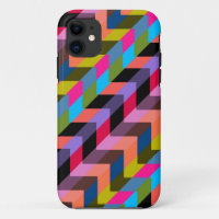 Colorful Geometric Chevron Zigzag Pattern 3