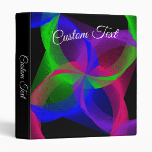 Colorful Geometric Circular Blend Binder