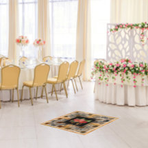 Colorful Geometric Damask Pattern Vintage Feel