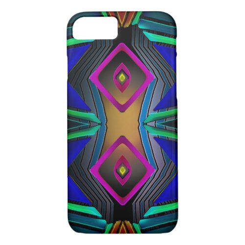 Colorful Geometric Design iPhone 87 Case