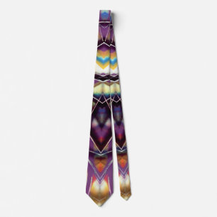 Colorful Geometric Design Neck Tie