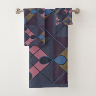 Colorful Geometric Diamond Pattern
