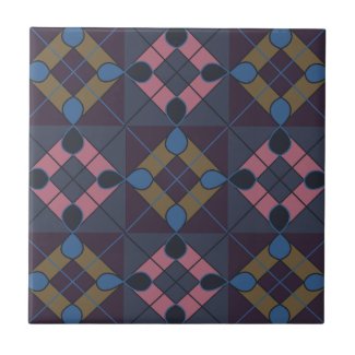 Colorful Geometric Diamond Pattern