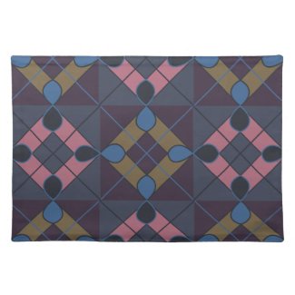 Colorful Geometric Diamond Pattern